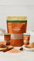 Whole Red Lentils Resealable Pouch