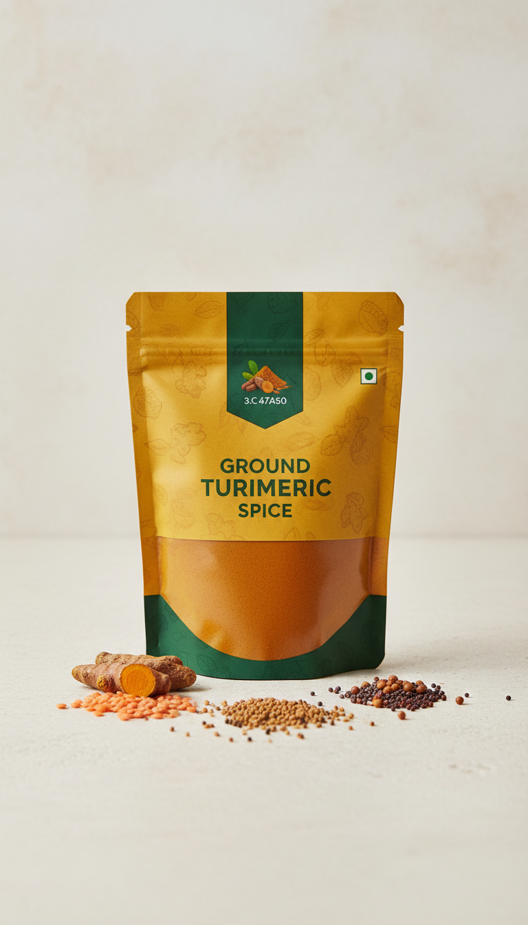 Ground Turmeric Bold Color